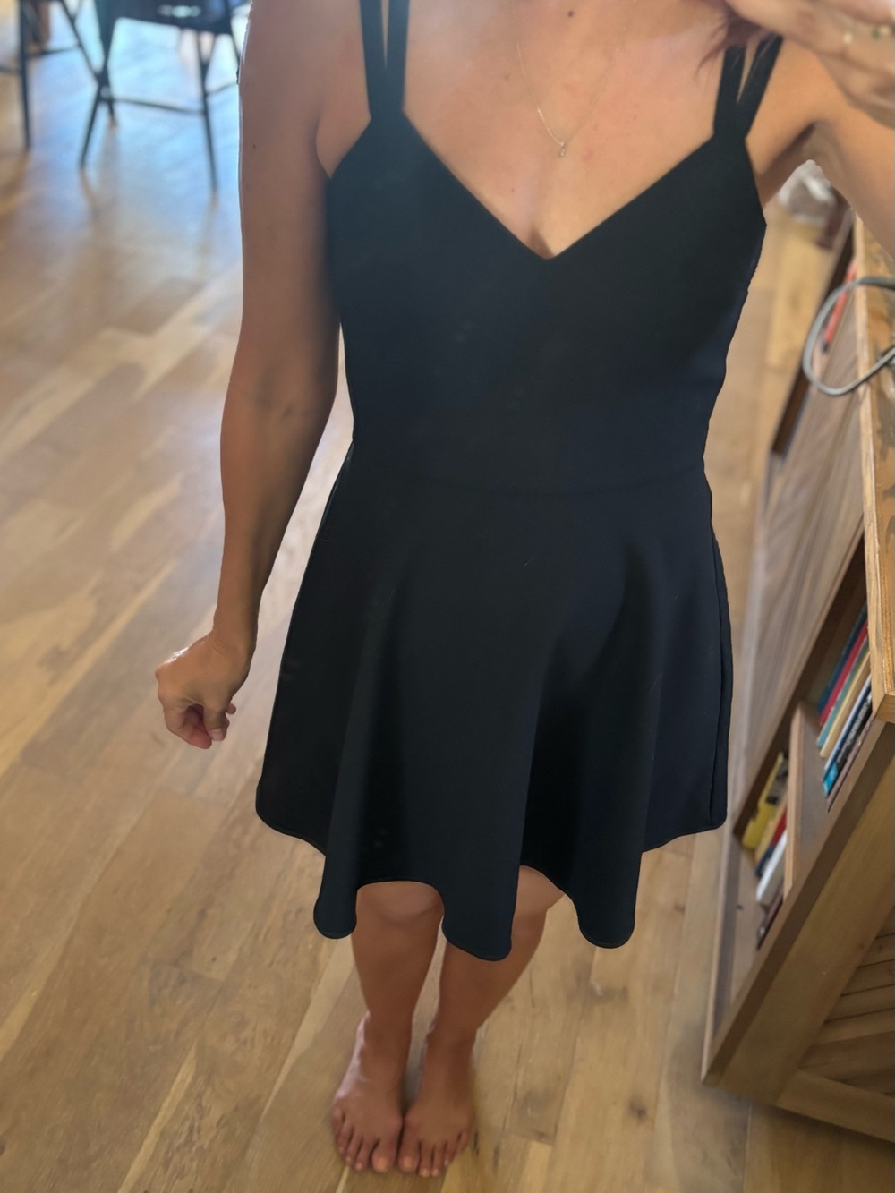 Little black fit & flare dress